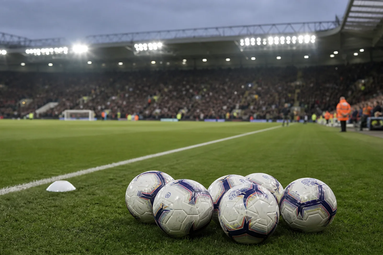 Italiensk fotballarena før avspark