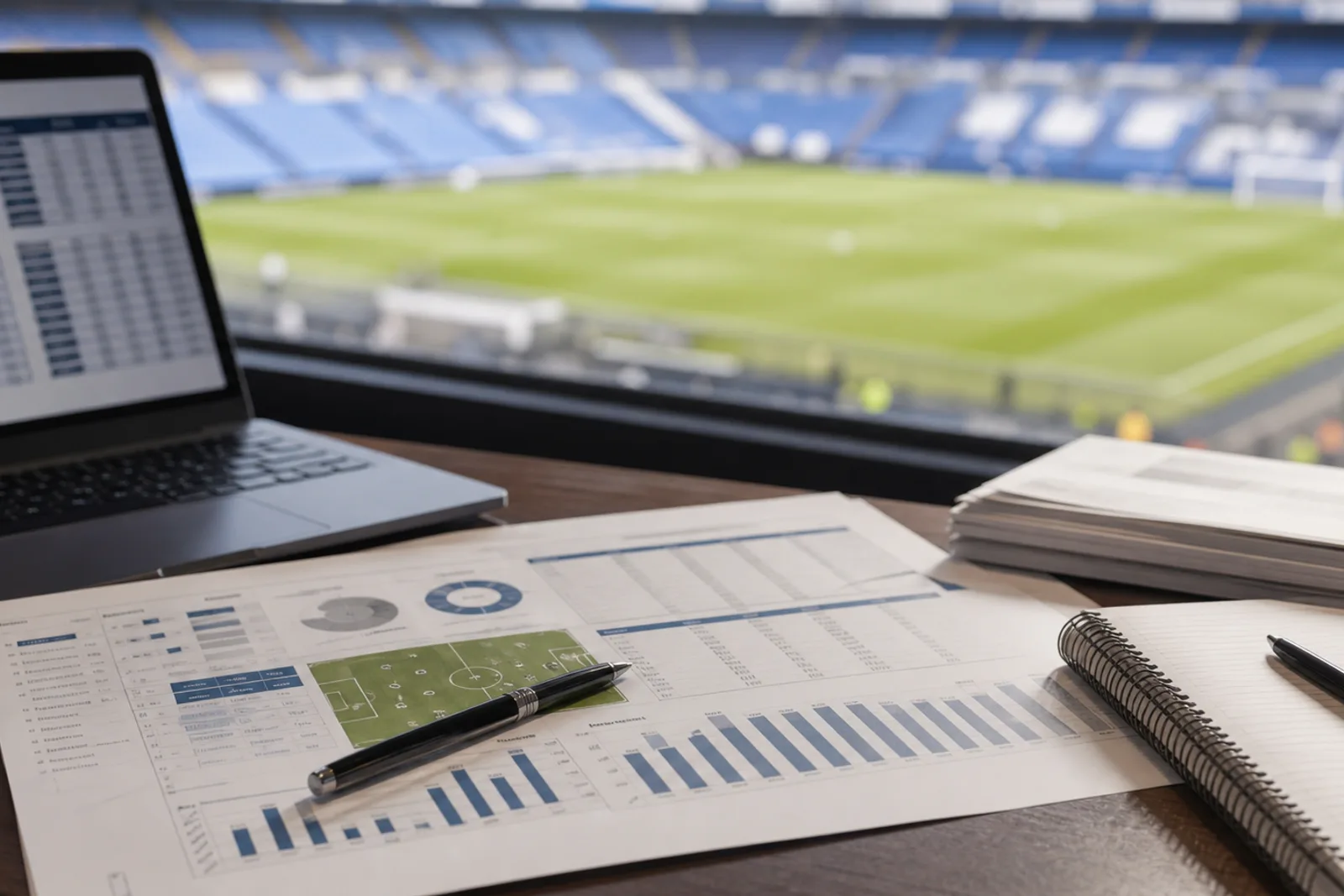 Serie A-arena sett fra tribunen